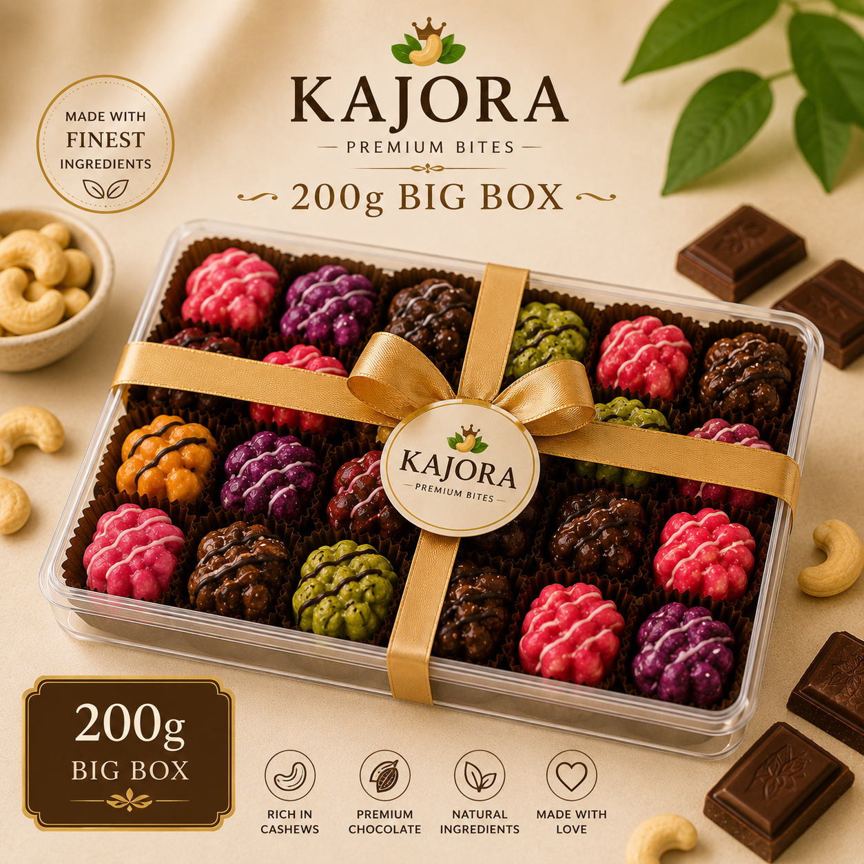 chocolates box 200g